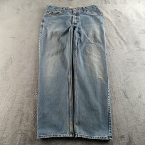 Vintage Levis Jeans 36 (Fits 36x30) Blue Light Wash Faded 505 Straight Skater